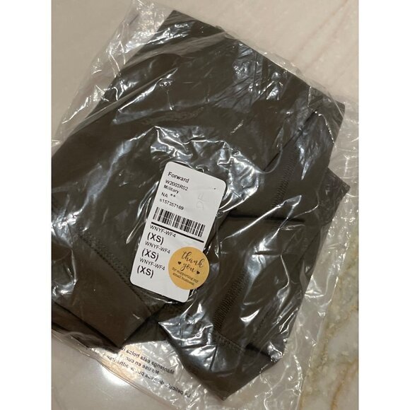 WARDROBE.NYC Bike Shorts in Military Green XSmall New Womens Tights Leggings - Picture 7 of 16